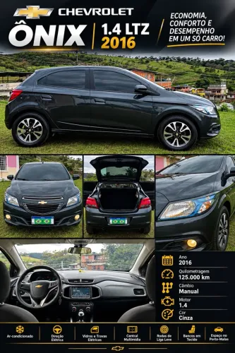 Chevrolet Onix Hatch LTZ 1.4 8V Flex Power Mec. 4P 2016