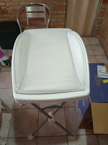 Banheira com trocador dobrável