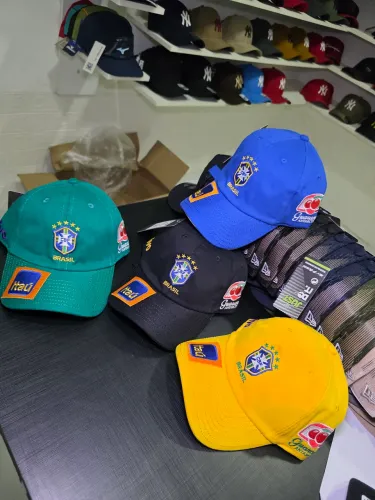 Boné seleção patrocinado 