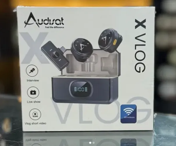 Microfone Lapela Auditsat XVlog