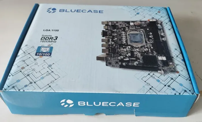 Placa-Mãe Bluecase LGA 1155 - Suporta DDR3 (Excelente Estado / Na Caixa)