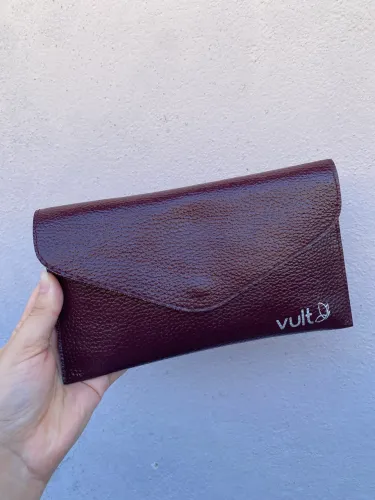 Necessaire Vult Original Bordô em Couro Sintético