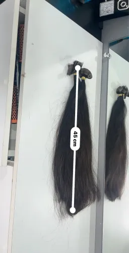 Cabelo brasileiro castanho e ruivo