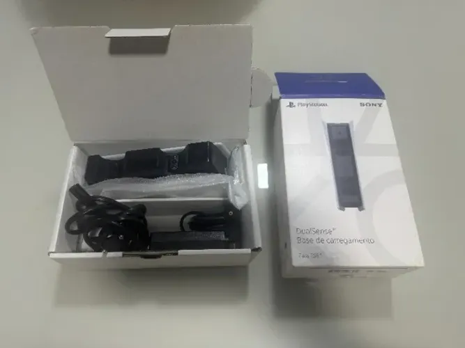 Base de carregamento ps5 na caixa original playstation 5 manete sony oficial