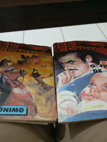 Dois gibis antigos Joe Trevinho espetacular histórias 