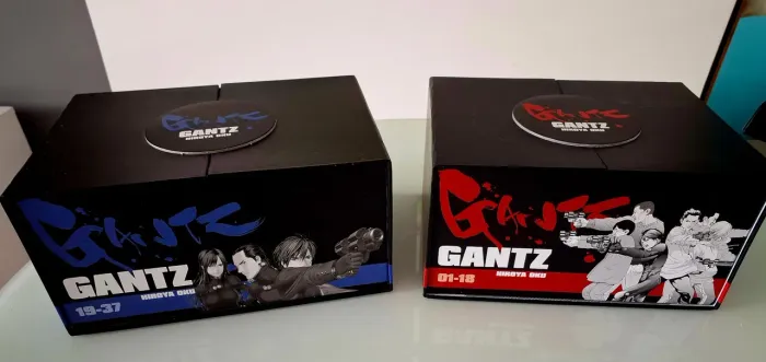 Box Gantz parte 1 e parte 2 mangás completo coleção 