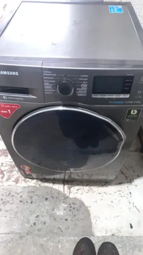 Lava e seca Sansung inox - modelo recente c garantia 