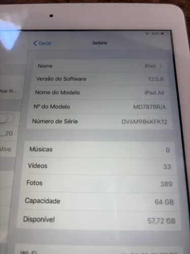 iPad Apple AIR 64GB Branco