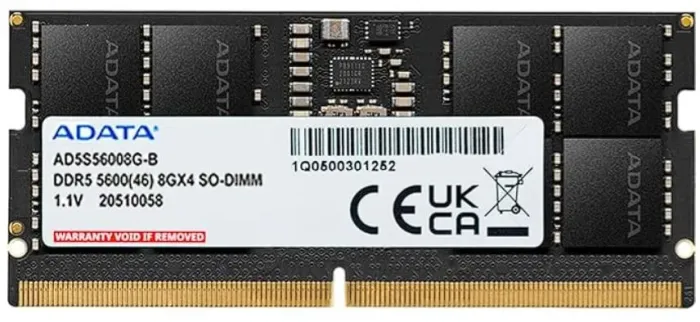 Memória Notebook 8GB DDR5 5600MHz Original Acer Nitro V15 (Chips SK Hynix)