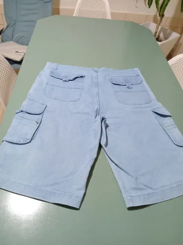 Bermuda jeans masculina n46