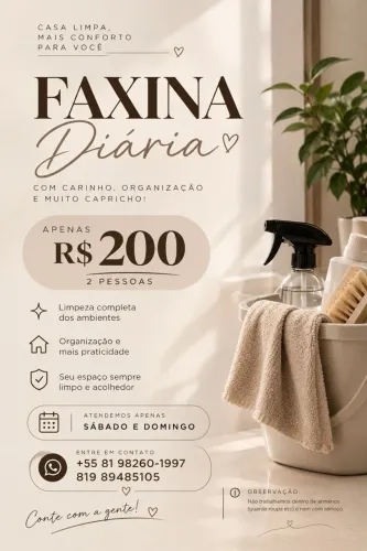 Faxina ?
