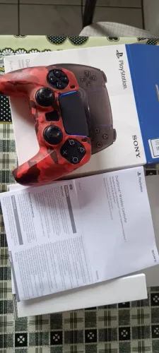 Controle Playstation 5 Dual Sense (com capa de silicone)