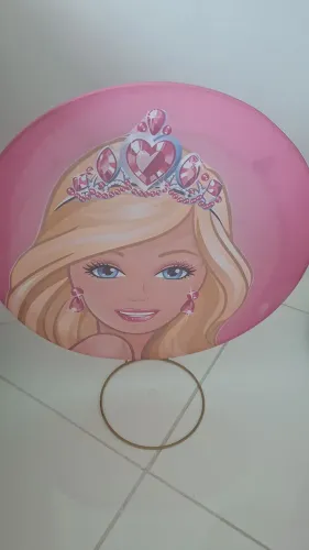 Capa para decoração  de festa da barbie 