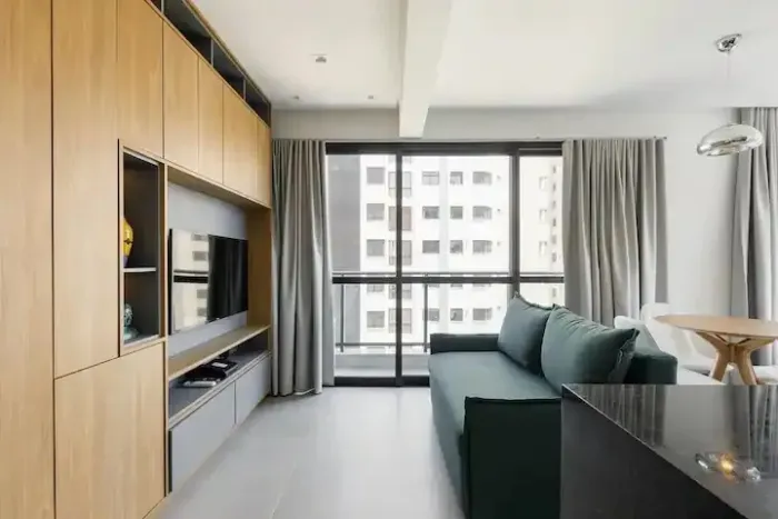 Studio mobiliado no Zee Residence | Modernidade e praticidade na Agronômica