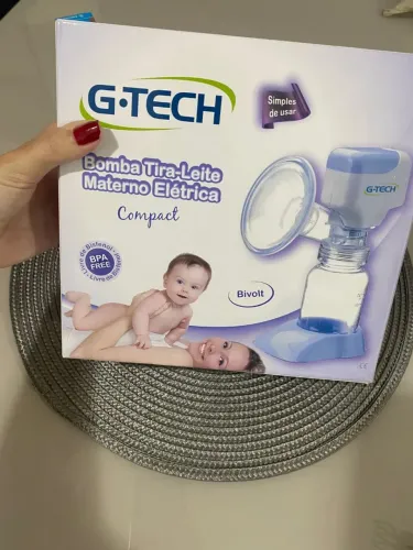Bomba tira-leite elétrica G-Tech seminova