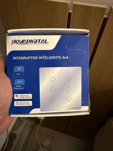 Interruptor Inteligente Wi-Fi 6 Seções Nova Digital