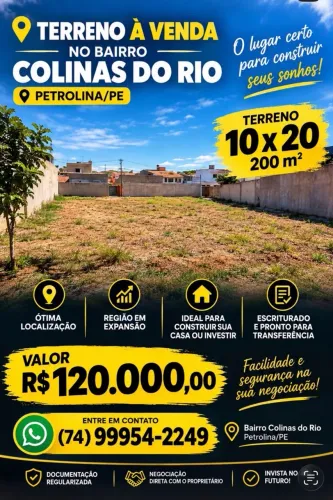 Vendo terreno em Petrolina