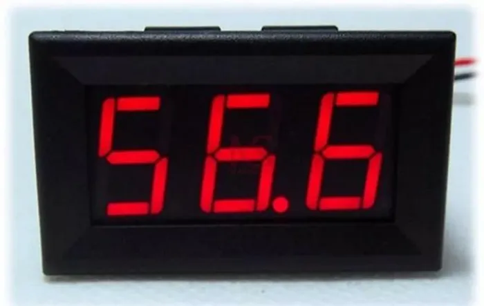 Voltímetro Digital 0 - 99,9v Dc Automotivo Arduino Automação Robotica COD-CP86 