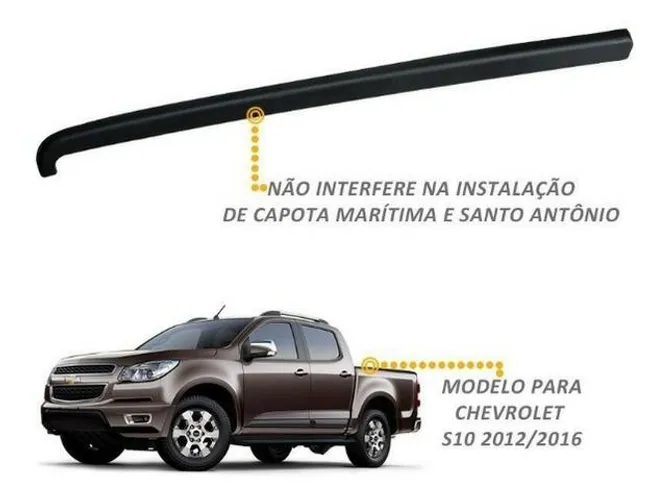 Protetor Borda da Caçamba Tampa Traseira Para todas as Picapes -  Hilux / Triton / Amarok