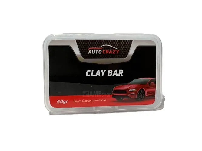 Clay Bar Barra Limpadora Auto Crazy 50g