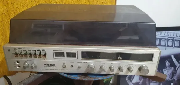 Rádio toca discos 3 em 1 National