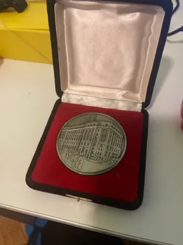 Medalha antiga reconhecimento Eletropaulo anos 80