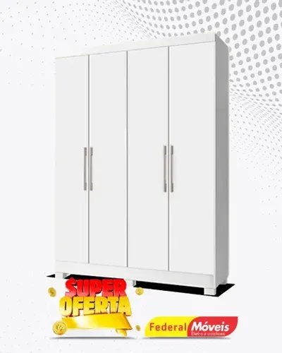 Guarda Roupa 4 Portas 4 Gavetas Direto da Fabrica Fazemos Entrega