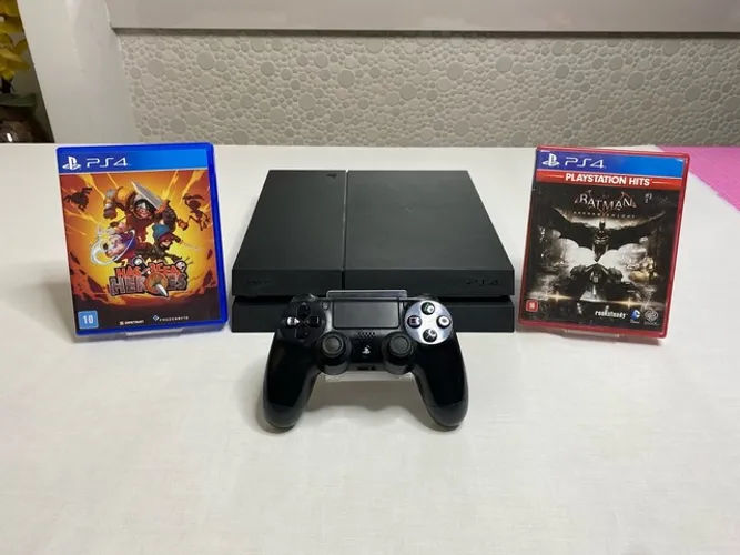 Ps4 Fat 500GB Usado + 2 Jogos Físicos Garantia - FFSTOREGAMES