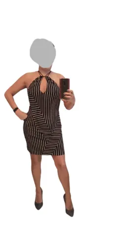 vestido listrado PROMOCAO BLACK FRIDAY ANTECIPADO