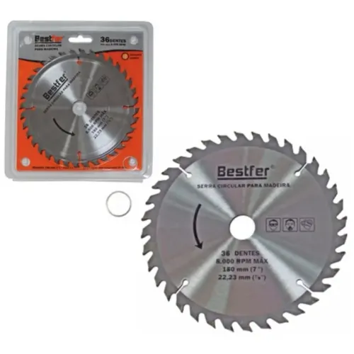 Serra Circular P/madeira 7" 36dentes 180mm 8.000rpm Bfh0578
