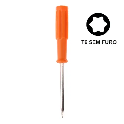 Chave T6 Sem Furo Guia para Abrir Controle Console do Xbox One S 360 Ps3 Ps4 PS5