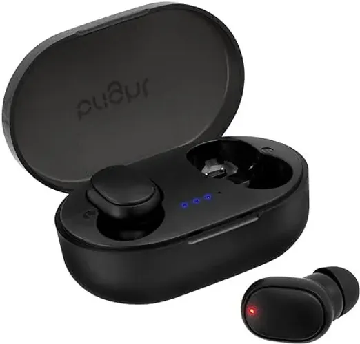 Fone De Ouvido Bluetooth Sem fio Intrauricular Max Sound Bright Preto