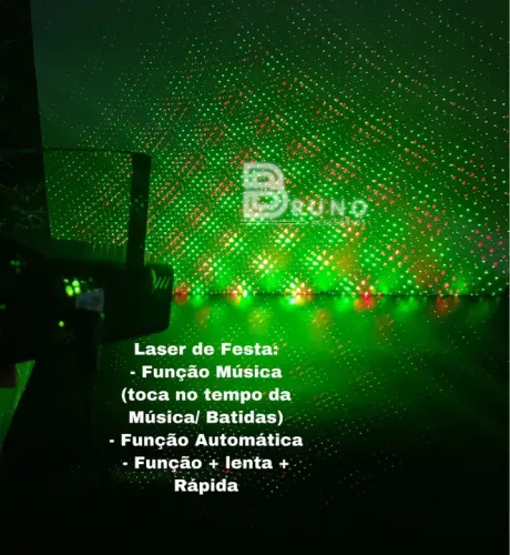 Jogo de luz Laser de festa Ritmo