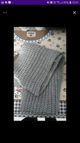 Cachecol, modelo único 