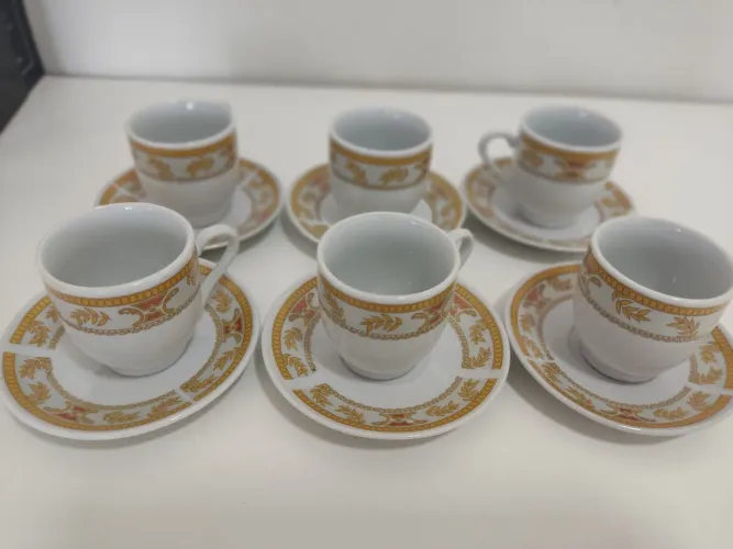JOGO DE 6 XÍCARAS DE CAFÉ