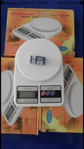 Balança digital pesa até 10 quilos 