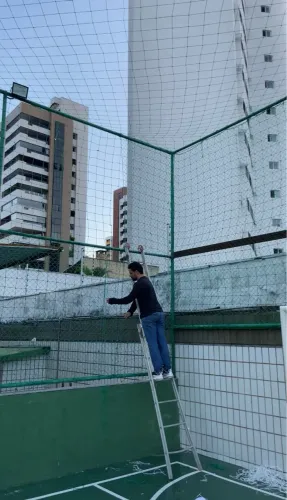 Redes de proteção para quadras esportivas 