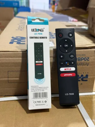 Controle Remoto LE-7656 com Netflix e Globoplay