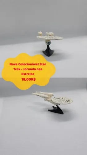Nave colecionável Star Trek - Jornada nas Estrelas - Enterprise