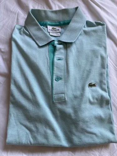 Camisa lacoste verde tamanho 4 usada