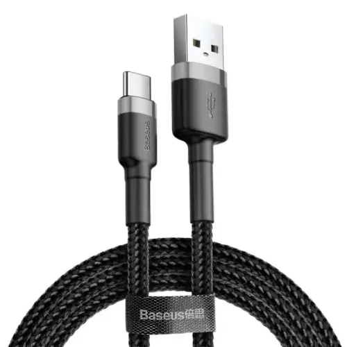 Cabo Baseus 66w usb-A X Tipo-C iPhone e Android 