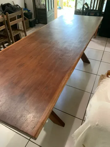 Vendo mesa de jatobá rustica