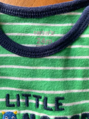 Kit 2 bodys manga curta da Carter?s 24 meses