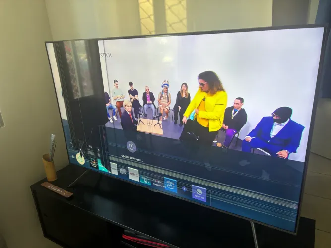 Tv Samsung 55 com display quebrado