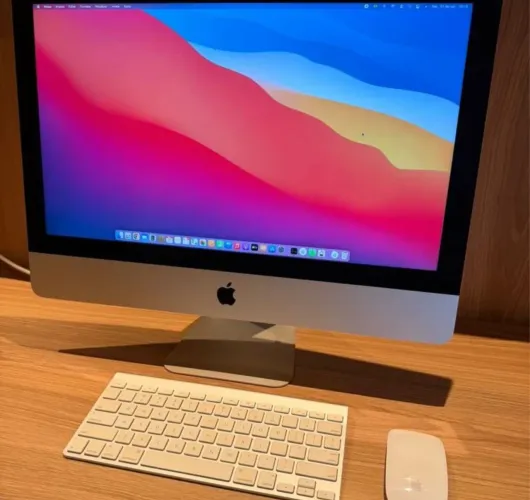 imac 21,5 intel core i5, 8gb ram, 500gb hd + teclado e mouse originais