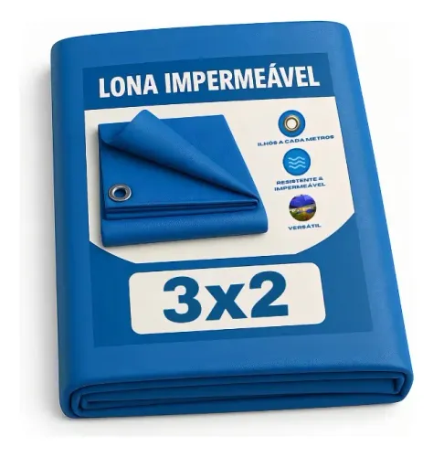 Lona Carreteiro 3x2m Azul Ref. 8971 - Brasfort