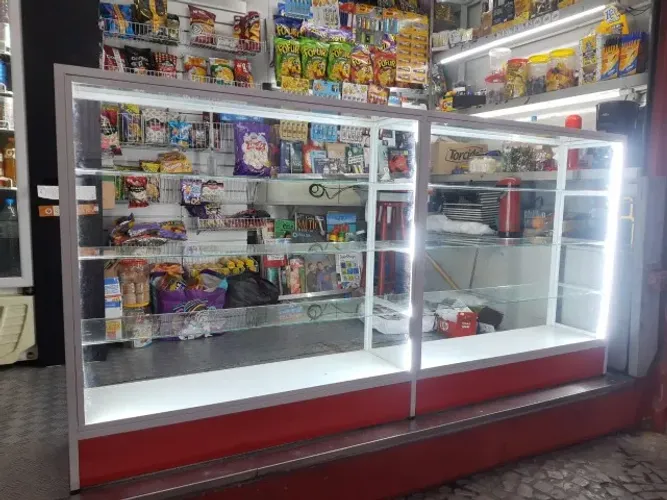 Balcão de Atendimento Vitrine Estilo Industrial - FRETE GRÁTIS!