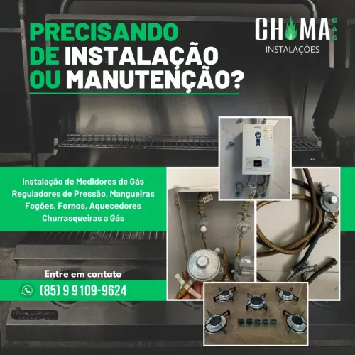 Instalação de gás em todo ceará
