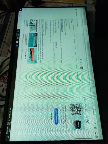 Monitor Gamer Samsung 24'' 144Hz com defeito