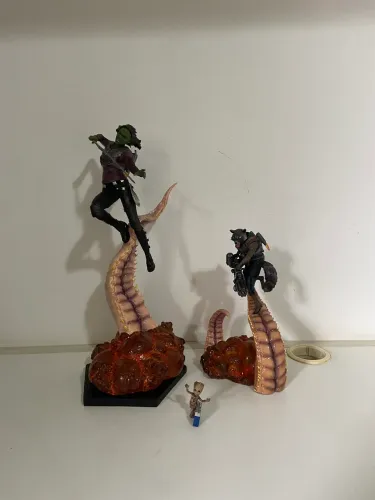 2 peças Iron Studios Guardiões da Galáxia